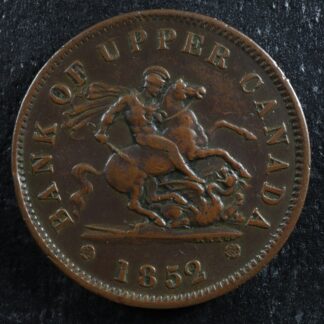 PC-6B4 One Penny 1852 token Bank of Upper Canada Breton 719