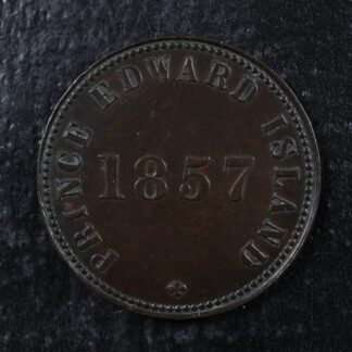 PE-7C3 1857 Prince Edward Island token PEI Canada Breton 919