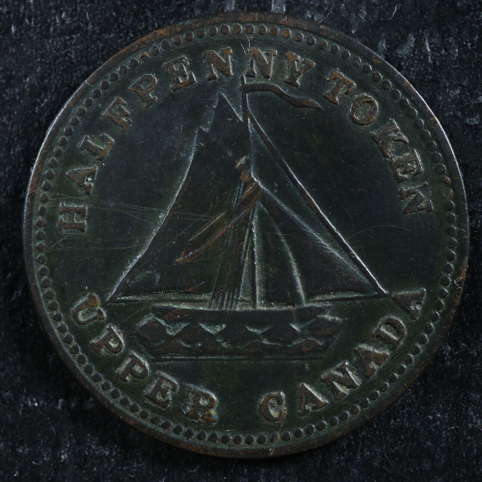 UC-13-Halfpenny-token-1833-Upper-Canada-brass-Commercial-Change-ship-Breton-731-275662470394-2