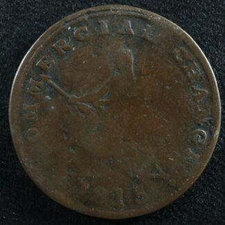UC-8A1 Mule Halfpenny token 1815 Upper Canada Commercial Change ship Breton 726