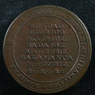 WE-11A6 Peninsular token 1812 Wellington Salamanca Canada Breton 987