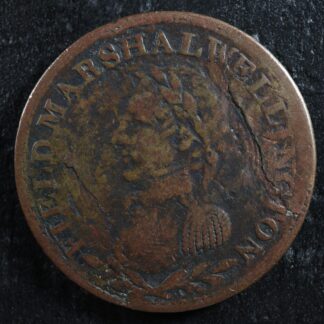 WE-2A2 Halfpenny token Field Marshal Wellington Canada Breton 971