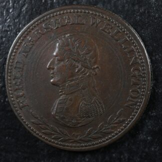 WE-4A1 One penny token Field marshal Wellington Canada Breton 970