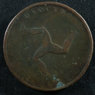 1 penny 1839 Isle Of Man KM#14 copper one Île de Man Mann