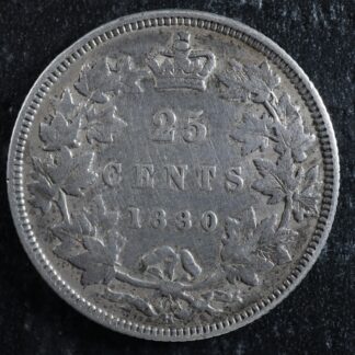 25-cents-1880H-Narrow-0-Canada-silver-Queen-Victoria-c-quarter-N0-F-15-276084768915-2
