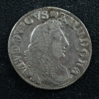 4 sols des traitants 1677D Vimy France silver s