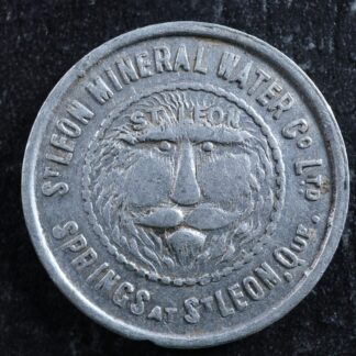 Breton 619 St-Leon Mineral Water Co Ltd token 1892 Quebec Canada
