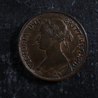 Half cent 1864 Nova Scotia Canada Queen Victoria 1/2 c ¢ NS EF-40