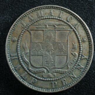 Half penny 1871 Jamaica KM#16 Copper-Nickel Jamaïque