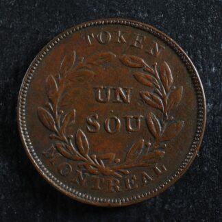 LC-27A1 Bouquet Sou token Montreal Lower Bas Canada Quebec Breton 691