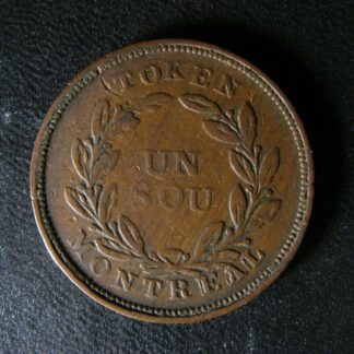 LC-32B Bouquet Sou token Montreal Lower Bas Canada Quebec Breton 692