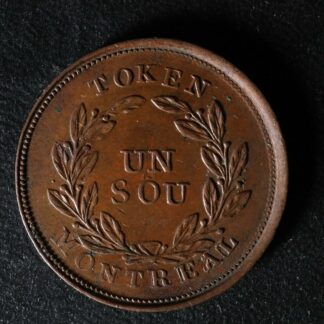LC-32B Bouquet Sou token Montreal Lower Bas Canada Quebec Breton 692