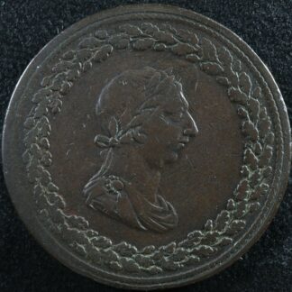 LC-46A2 Halfpenny token 1812 Lower Bas Canada Quebec Tiffin Breton 960