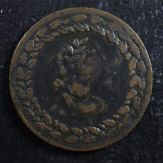 LC-48-17 Halfpenny token 1812 Lower Bas Canada Quebec Tiffin Breton 960