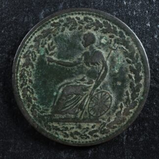 LC-54C2 Halfpenny token 1814 Lower Bas Canada Quebec Spread eagle Breton 994