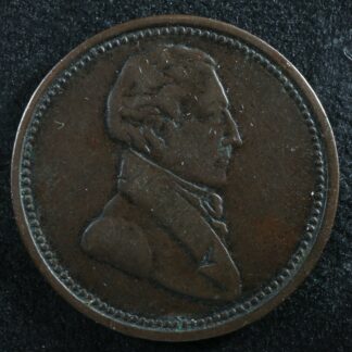 LC-59B2 Commercial Change 3.6g small bust token Lower Bas Canada Breton 1007