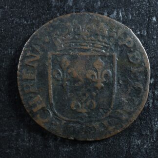 Liard 1614 Château-Regnault France KM#26.1 Copper François de Bourbon-Conti