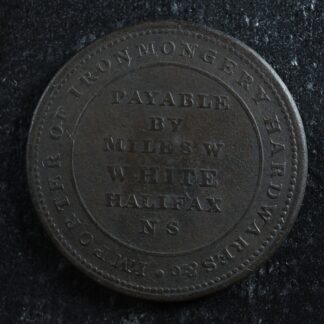 NS-13A1-Halfpenny-token-1815-W-White-Canada-Nova-Scotia-Halifax-Breton-890-275724051395-2