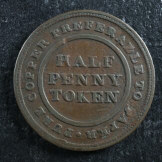 NS-21A1-Halfpenny-token-1813-Canada-Nova-Scotia-Ship-Breton-965-275307927045-2