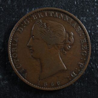 NS-5A1 Halfpenny token 1856 Canada Nova Scotia Mayflower Breton 876