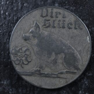 New Year Lucky Token ND (c. 1948) Austria Elf Pig Mushroom Zinc