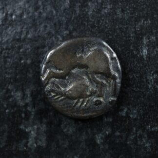 Northeast Gaul Celtic Leuci Quinarius c. 1st century BC Horse Fish