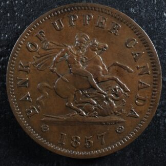 PC-6D One Penny 1857 token Bank of Upper Canada Breton 719