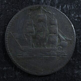 PE-10-1 Ships Colonies & Commerce token PEI Canada American flag Breton 997