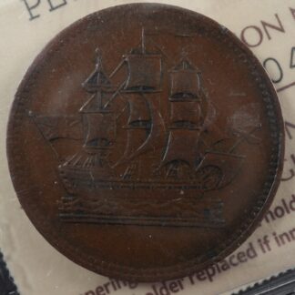 PE-10-40 ICCS AU-50 Ships Colonies & Commerce token PEI Canada Breton 997