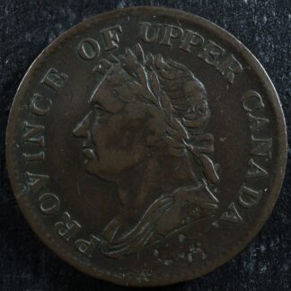 UC-14 Halfpenny token 1832 Province of Upper Canada Britannia Breton 732