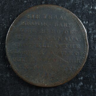 UC-5A1 Upper Canada 1812 token Sir Isaac Brook Brock ship Breton 723