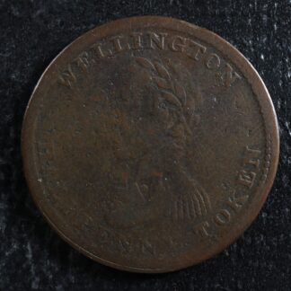WE-8A6-Halfpenny-1814-token-Wellington-Canada-Britannia-Breton-979-276797034225-2
