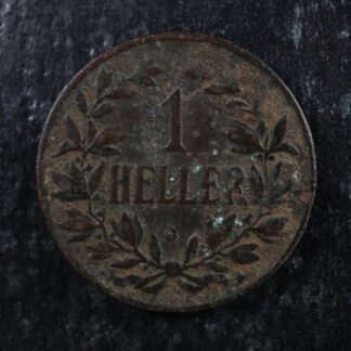 1 heller 1908J German East Africa KM#7 Afrique orientale allemande Ostafrika