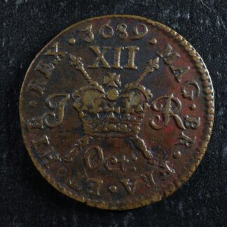 1-shilling-October-1689-Dublin-mint-Ireland-KM94-Brass-Gun-Money-Irlande-Eire-276069006226-2
