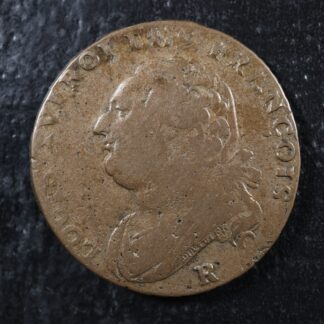 12 deniers 1792R Orléans France KM#600.14 Bronze Constitution