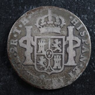 2-reales-1809-Mo-TH-Mexico-KM92-silver-Mexique-275441934676-2