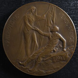 Cardinal-Mercier-Hommage-National-Belgique-Belgium-1914-WWI-Medal-Medaille-65mm-276797199066-2
