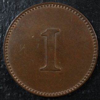 Carey-Strachan-Co-Union-Mills-token-Ceylon-Colombo-1-NDc-1873-Pr14-Copper-277785404276-2