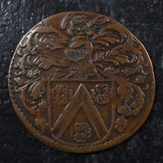 Charles II ND(1680)  Brussels Southern Netherlands Jeton/Token Marie-Louise