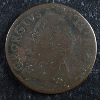 Evasion? halfpenny token Harp Irish Ireland Hibernia?