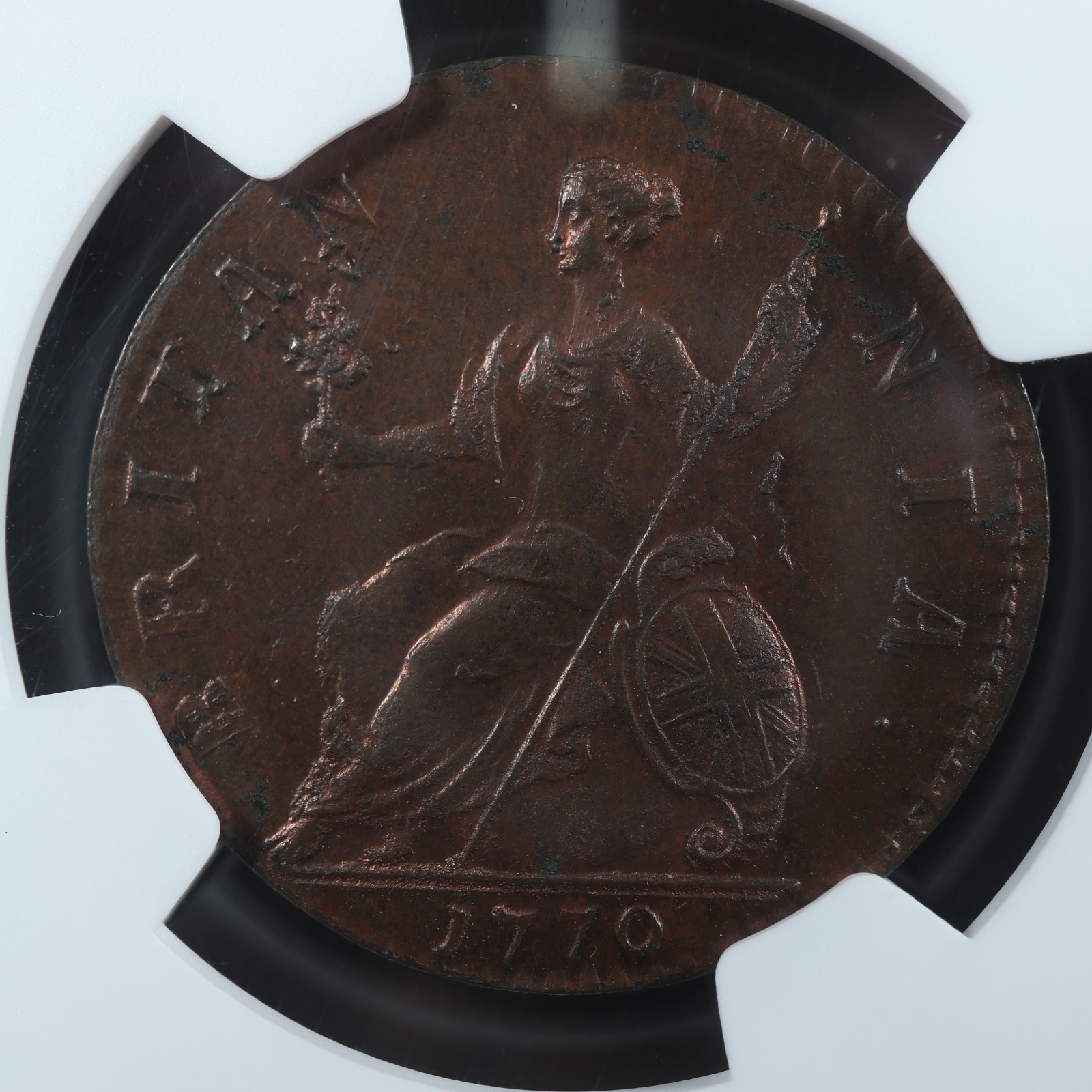 Halfpenny-1770-NGC-MS-64-Great-Britain-KM601-Copper-Grande-Bretagne-12-penny-277784186436-2