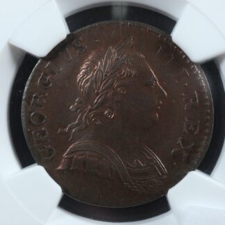 Halfpenny 1770 NGC MS-64 Great Britain KM#601 Copper Grande-Bretagne 1/2 penny