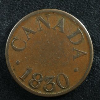 LC-13A Halfpenny token 1830 Bas Lower Canada Quebec Montreal Breton 532