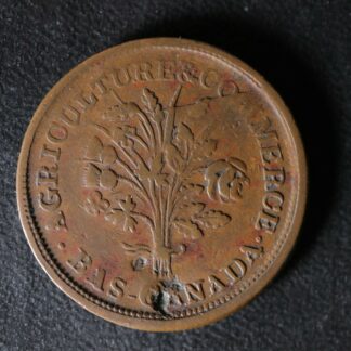 LC-21 Bouquet Sou token Montreal Lower Bas Canada Quebec Breton 680