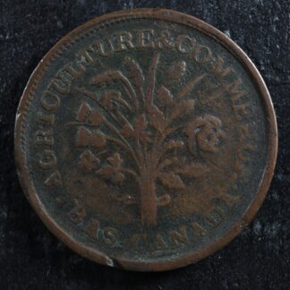 LC-29B Bouquet Sou token Montreal Lower Bas Canada Quebec Breton 696