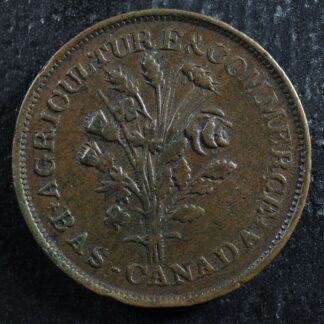LC-29E1 Bouquet Sou token Montreal Lower Bas Canada Quebec Breton 697