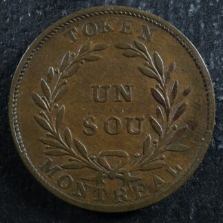 LC-35A1 Bouquet Sou token Montreal Lower Bas Canada Quebec Breton 707
