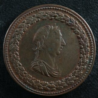 LC-46A3 Halfpenny token 1812 Lower Bas Canada Quebec Tiffin Breton 960