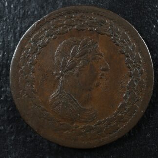 LC-47D6 One Penny token 1812 Lower Bas Canada Quebec Tiffin Commerce Breton 959