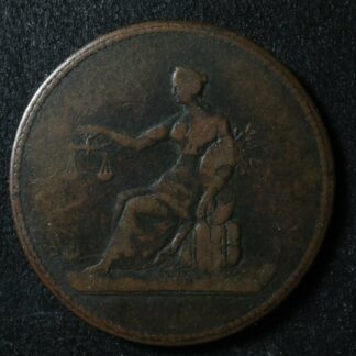 LC-57A1 1820 token Bust Britannia Bas Lower Canada Breton 1011